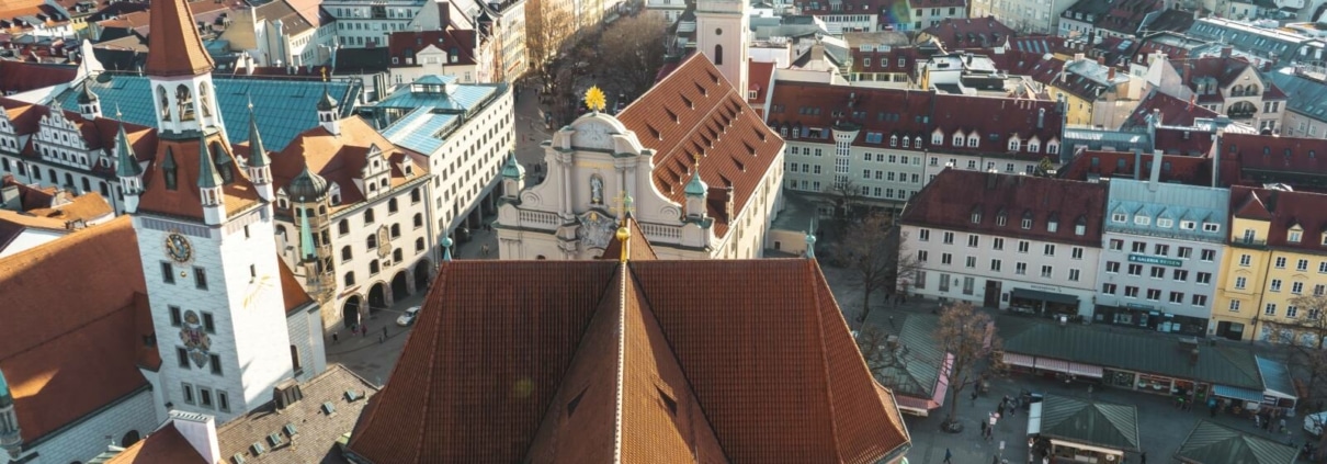 Blick über München – Titelbild zu Geheimtipps München