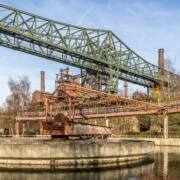 Industrieanlage im Landschaftspark Duisburg-Nord im Ruhrgebiet
